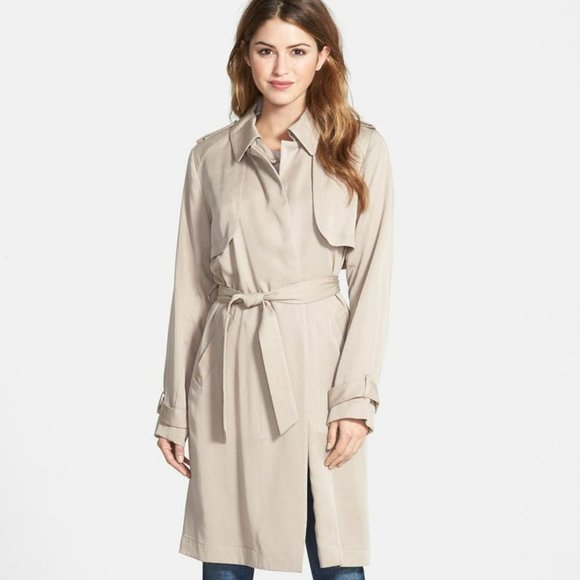 See by Chloe Beige Long Trench Coat